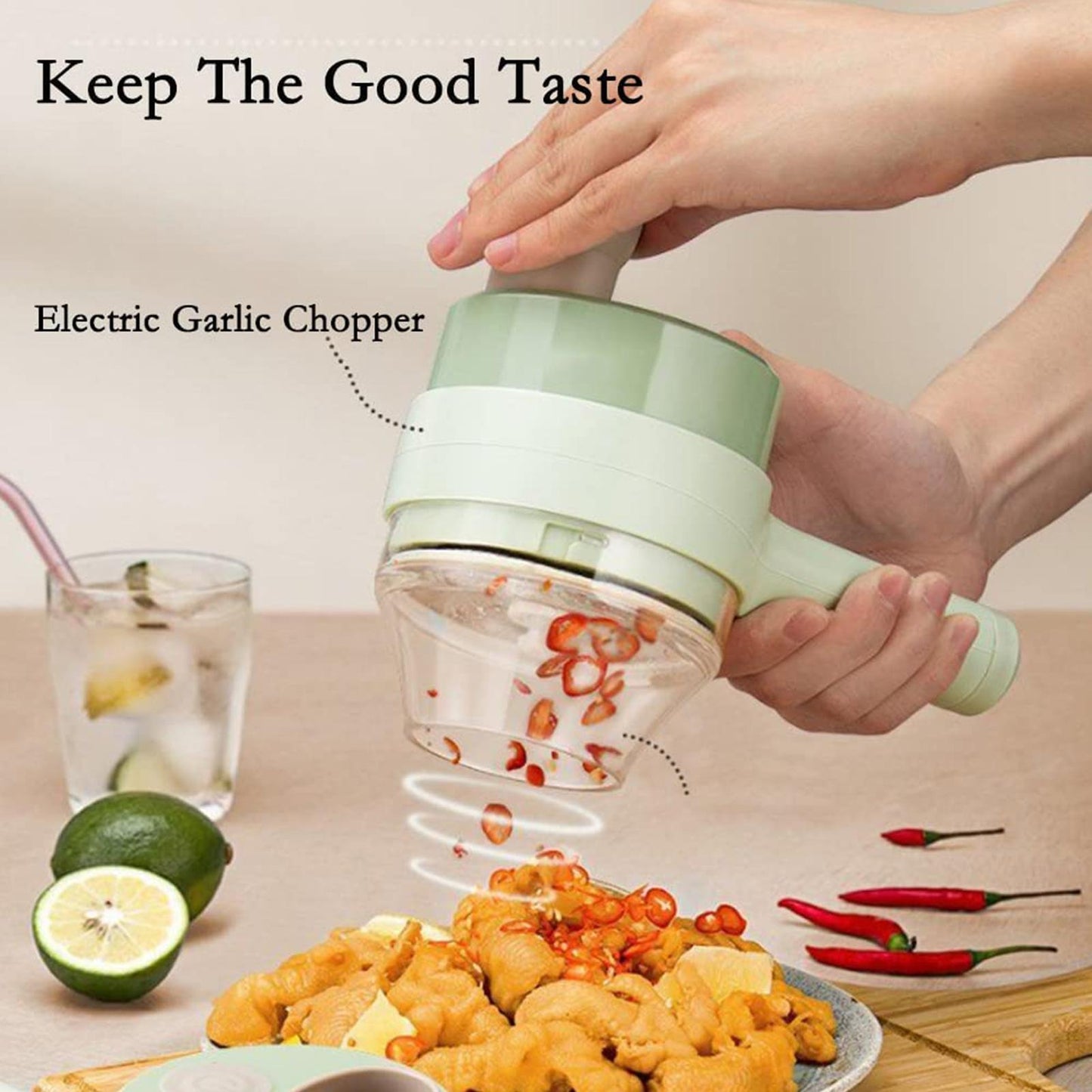 Wireless Vegetable Cutter Food Chopper