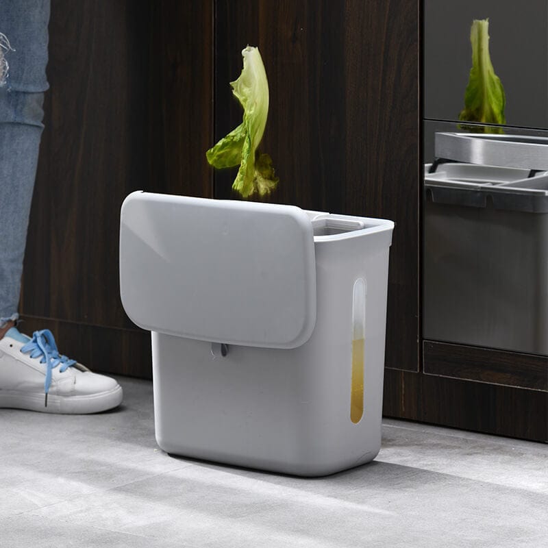 Wall-mounted Dry And Wet Separation Trash Bin