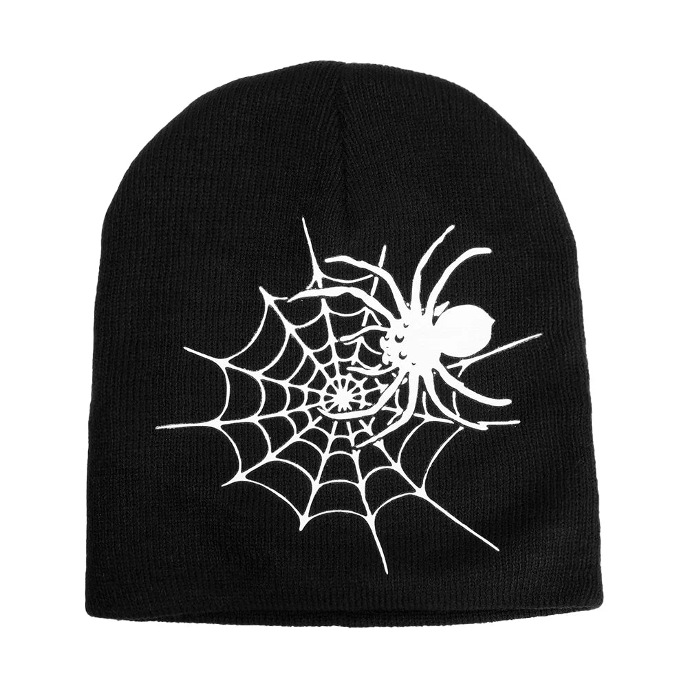 Luminous Skull Knitted Cap Boy Halloween Holiday Clothing Pullover Hat Knitted Cotton Beanies Cold-proof Warm Winter Accessories