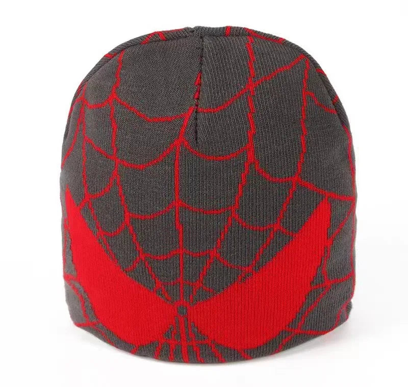 New  Unisex Spider Web Cap Cute Funny Cartoon Warm Knitted Beanie Hat