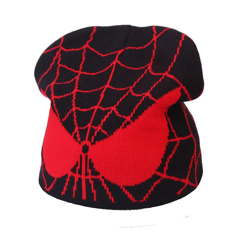 New  Unisex Spider Web Cap Cute Funny Cartoon Warm Knitted Beanie Hat