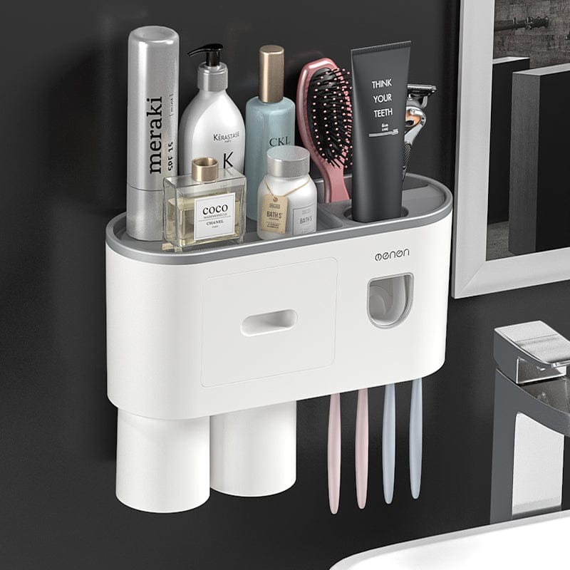 Toothbrush Holder Automatic Toothpaste Squeezer