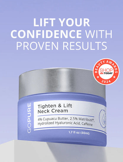 GOPURE Neck cream-Tighten &Lift Firming Neck cream forCrepey skin1.7fl oz(50ml)