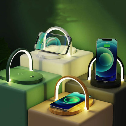 Wireless Charging Touch Bedside Lamp