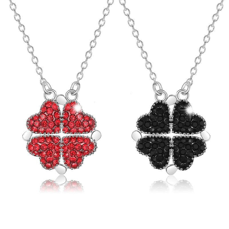 Double-Sided Four-leaf Clover Necklace