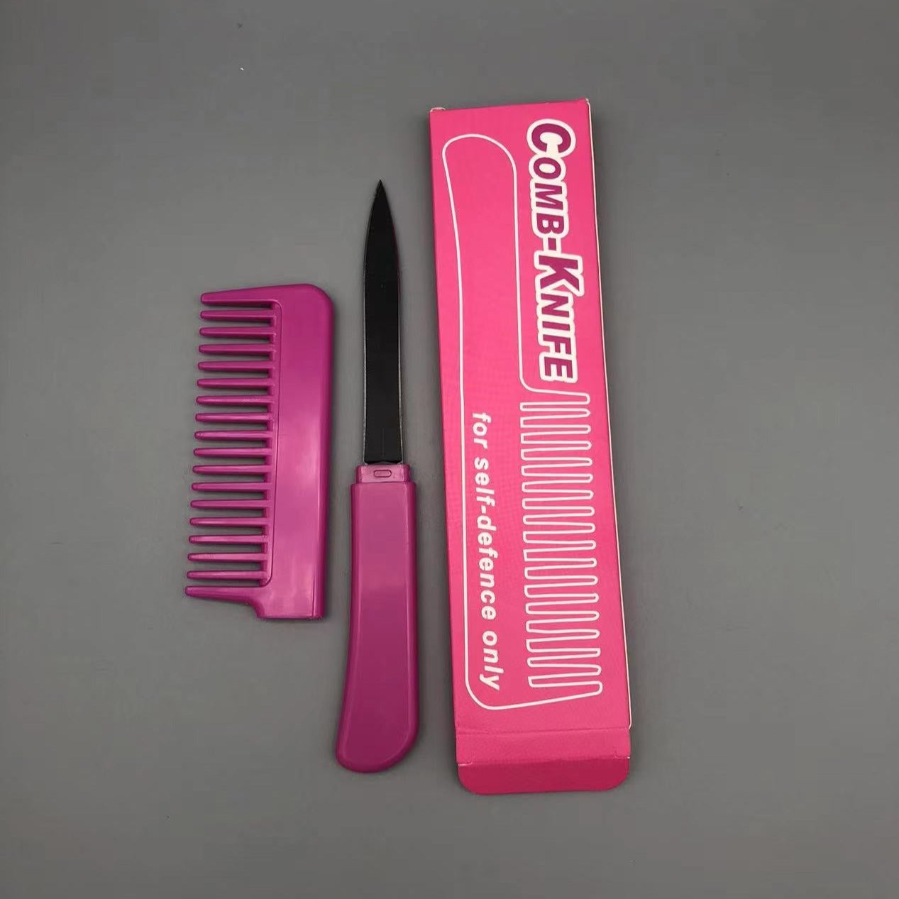 Comb Brush Knife Hidden Knife Self Defense For Women Gift For Besties