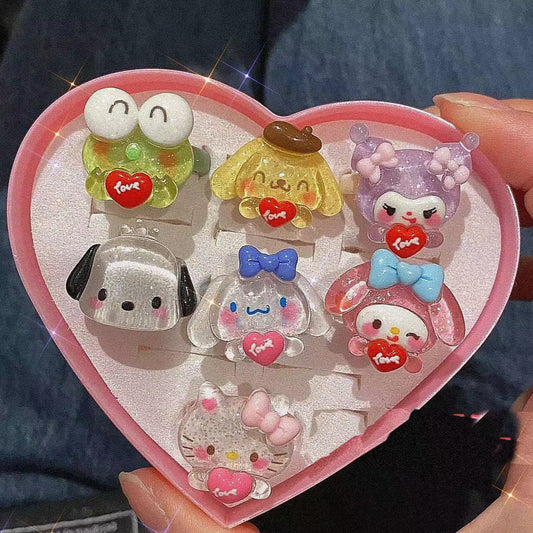 Sanrio Jelly Ringe für die beste Freundin, Hello Kitty Ringe