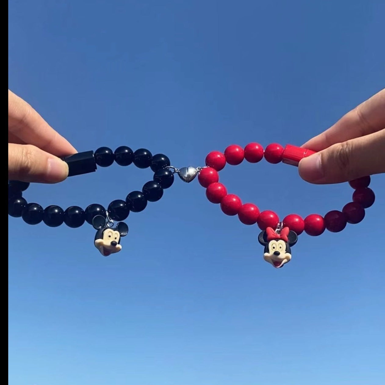 Cargador de teléfono Pulsera Mickey Cargador Cable Mejor amigo Pulsera magnética