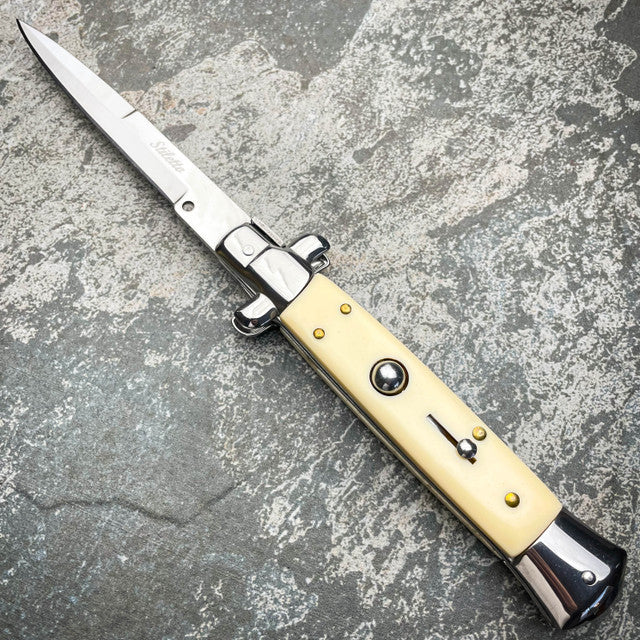 Italian Stiletto Switch Blade Pocket Automatic Knife