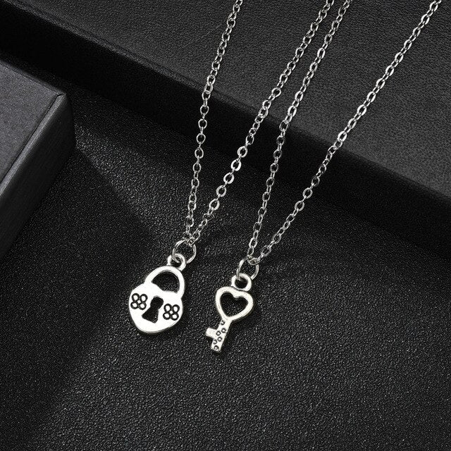 2-4Pcs/set Best Friend Necklace