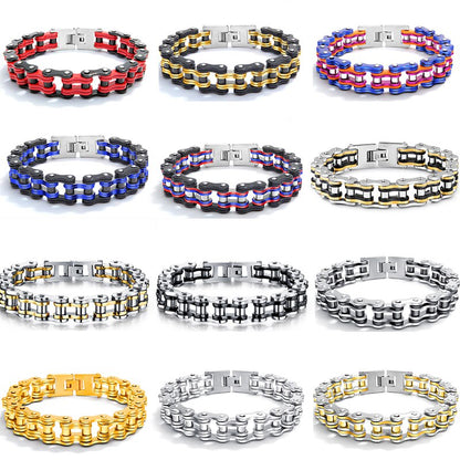 Bicycle Chain Link Bracelet For Men