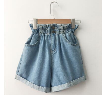 Summer High Waist Denim Shorts Loose Fashion Jeans