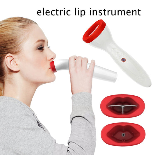 Elektrisches Lippen-Plump-Enhancer-Pflegegerät, natürliche, sexy, größere, vollere Lippen