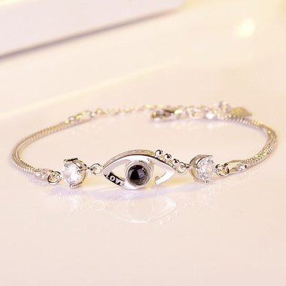 100 Sprachen „Ich liebe dich“-Armbandkette