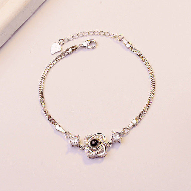 100 Sprachen „Ich liebe dich“-Armbandkette