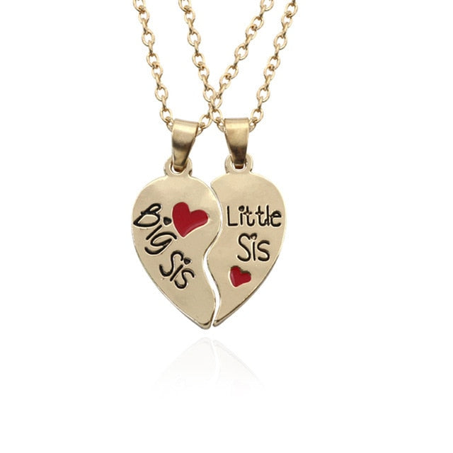 2-4Pcs/set Best Friend Necklace