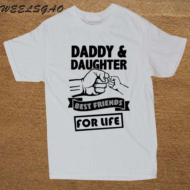 Papá e hija Mejores amigos de por vida Día del padre Camisetas de regalo para papá