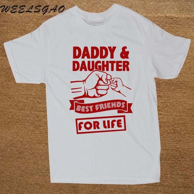 Papá e hija Mejores amigos de por vida Día del padre Camisetas de regalo para papá