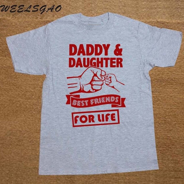 Papá e hija Mejores amigos de por vida Día del padre Camisetas de regalo para papá