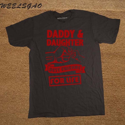 Papá e hija Mejores amigos de por vida Día del padre Camisetas de regalo para papá