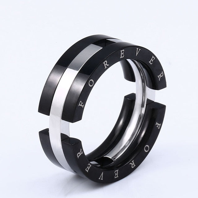 Deformation Ring Necklace Forever Promise Rings