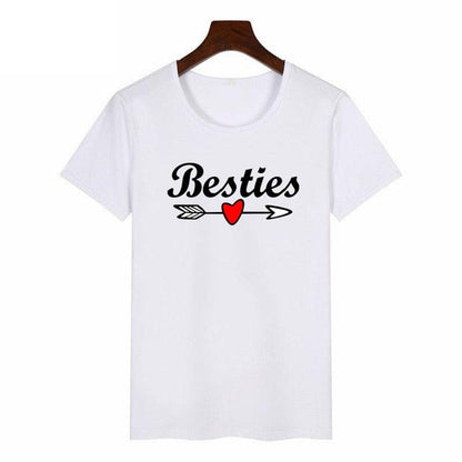 Camiseta bonita con letras a juego para mejores amigas para mujer, camiseta BFF para amantes de las mujeres, camiseta con estampado de mi mejor amiga, ropa para mujer