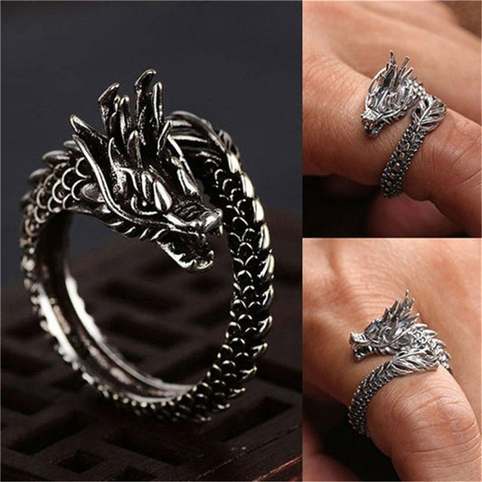 1 Pcs Cool Opening Adjustable Dragon Ring