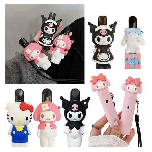 Kawaii My Melody Kuromi Cinnamoroll E-Zigarette Schutzhülle für Vape